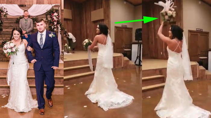 Viral Video Pengantin Lempar Bunga, tapi usai Hitungan Ketiga Hal Tak Terduga Terjadi, Bikin Nangis!