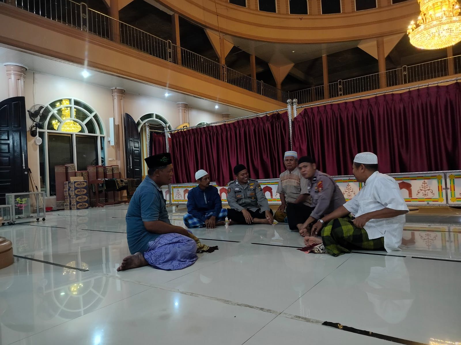 Kapolsek Kabun Laksanakan Giat Preemtif dan Cooling System di Masjid Al-Mu'awanah