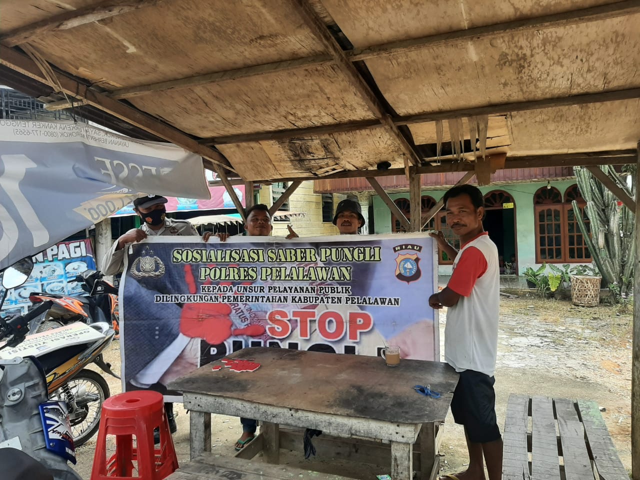 Polsek Ukui Ajak Warga Ikut Berantas Pungli