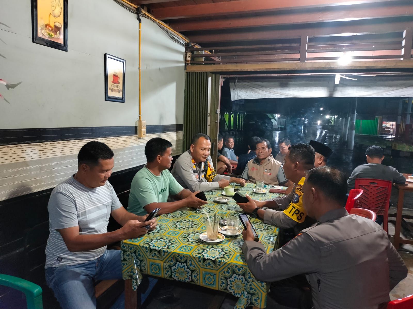 Polsek Rokan IV Koto Gelar Cooling System Pasca Pilkada 2024