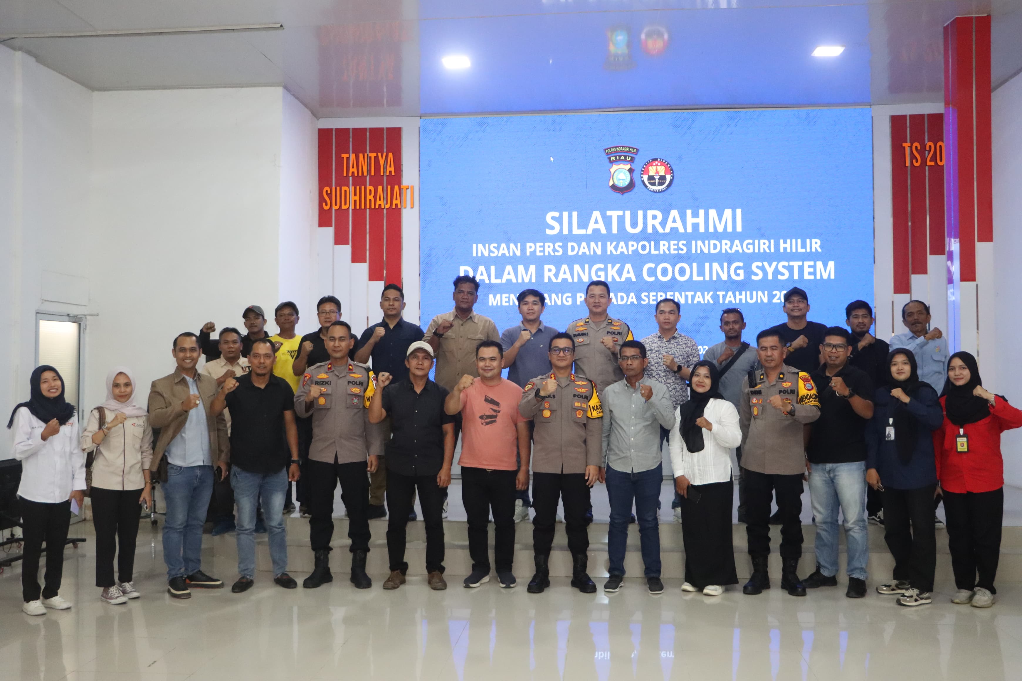 Kapolres Inhil Ajak Insan Pers Wujudkan Situasi Kamtibmas Jelang Pilkada