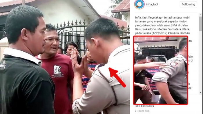 Polisi Ini ini Minta Maaf Meski Dimaki-maki Warga, Ternyata Ini Kisah Pilu Dibaliknya