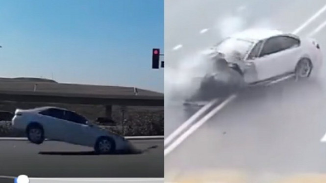 Heboh Video Tabrakan Hantu, Ternyata Ini Rekaman yang Asli