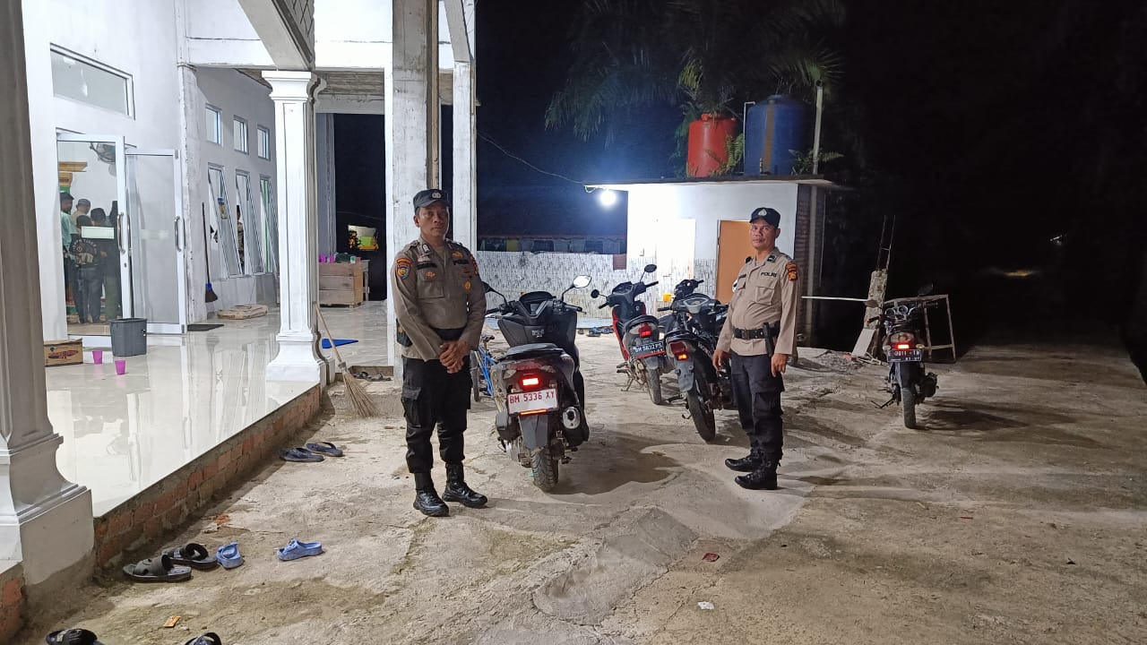 Polsek Bangko Pusako Gelar Patroli Subuh dalam Operasi Tertib Ramadhan