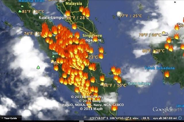 BMKG: 29 Titik Panas Terpantau di Sumatera