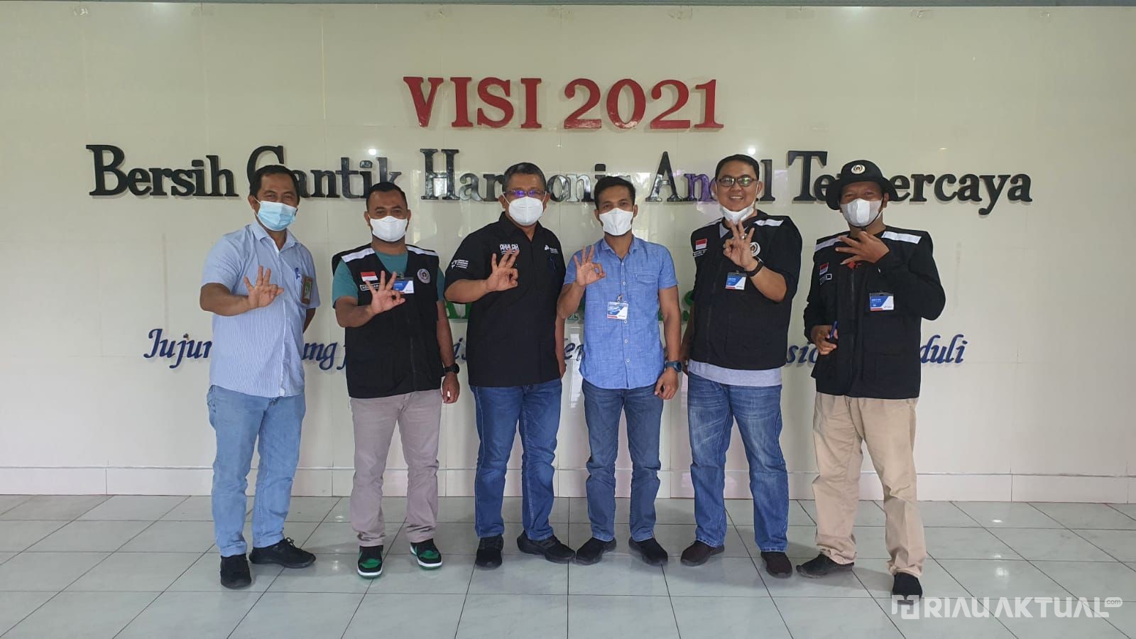 PWI Bengkalis Silaturahmi ke Kilang Pertamina Internasional Unit II Sungai Pakning