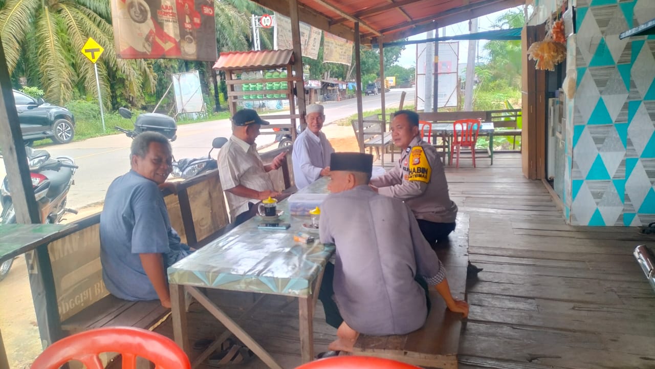 Kapolsek TPTM dan Tokoh Masyarakat Bersinergi Ciptakan Pilkada Damai di Rokan Hilir