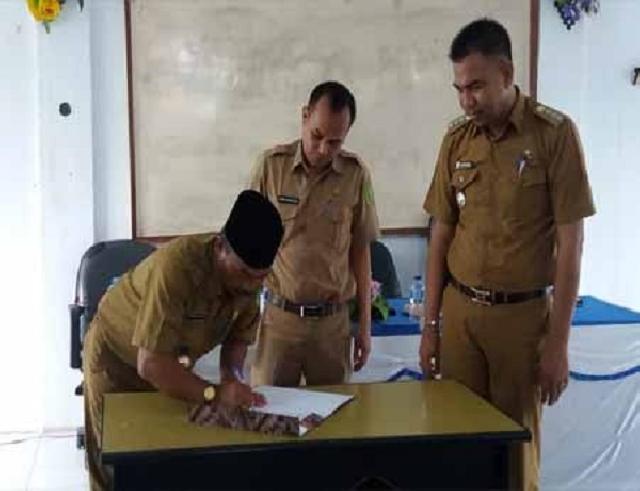 M Hasbi Resmi Jabat Lurah Bagan Hulu