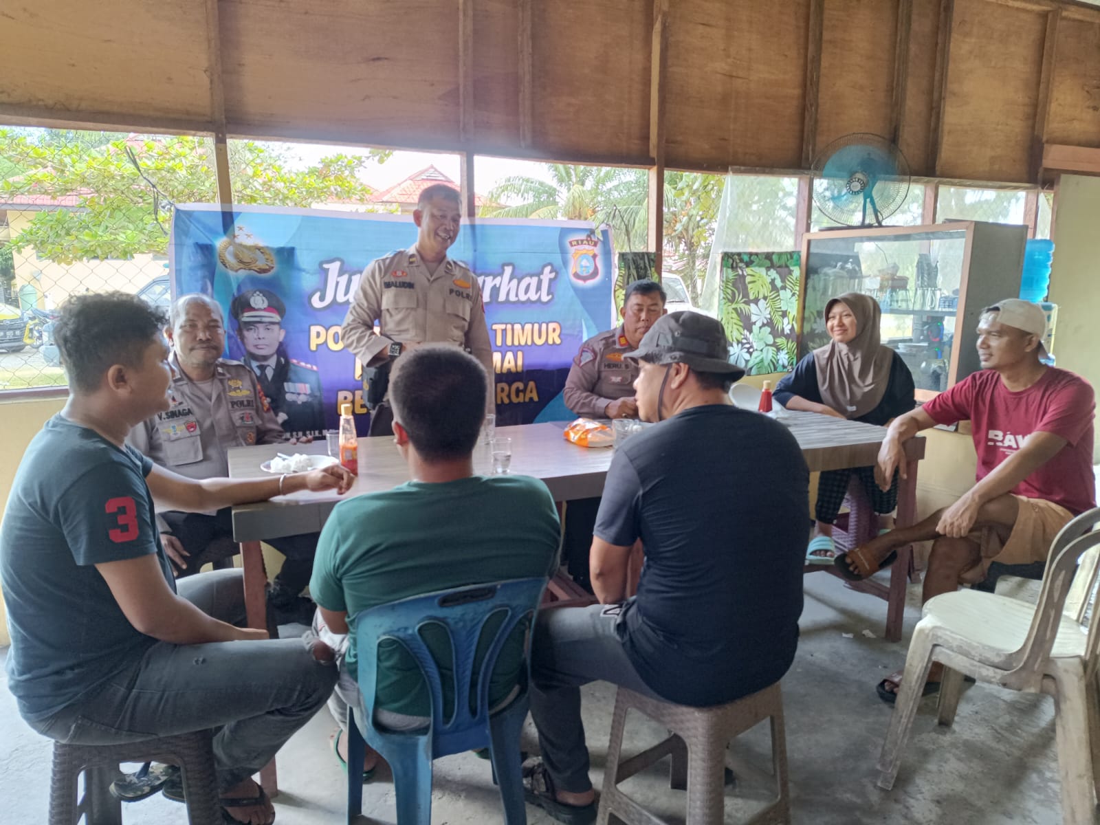 Jumat Curhat, Upaya Polres Dumai Jaga Kamtibmas Pemilu
