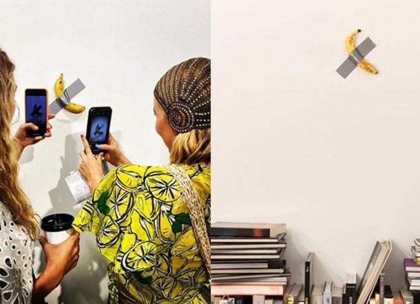 Karya Seni dari Pisang dan Lakban Ini Terjual Rp1,6 Miliar