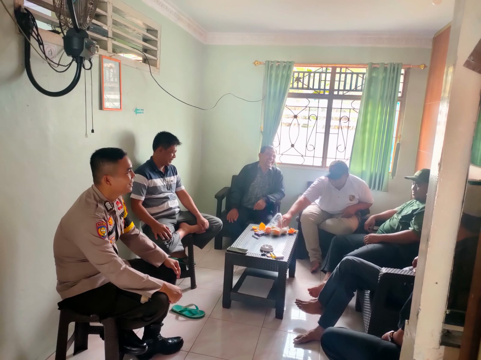 Polsek Tapung Hilir Ajak Warga Wujudkan Pemilu Damai 2024