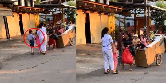Beri Mainan ke Keluarga Gerobak, Orang Tuanya Dua Gadis Kecil ini Ternyata Artis Terkenal