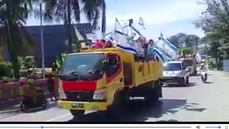 Polisi Cek Aksi Konvoi Kibarkan Bendera Israel di Jayapura