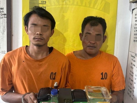 Baru Bebas, Dua Residivis di Inhu kembali Ditangkap Polisi