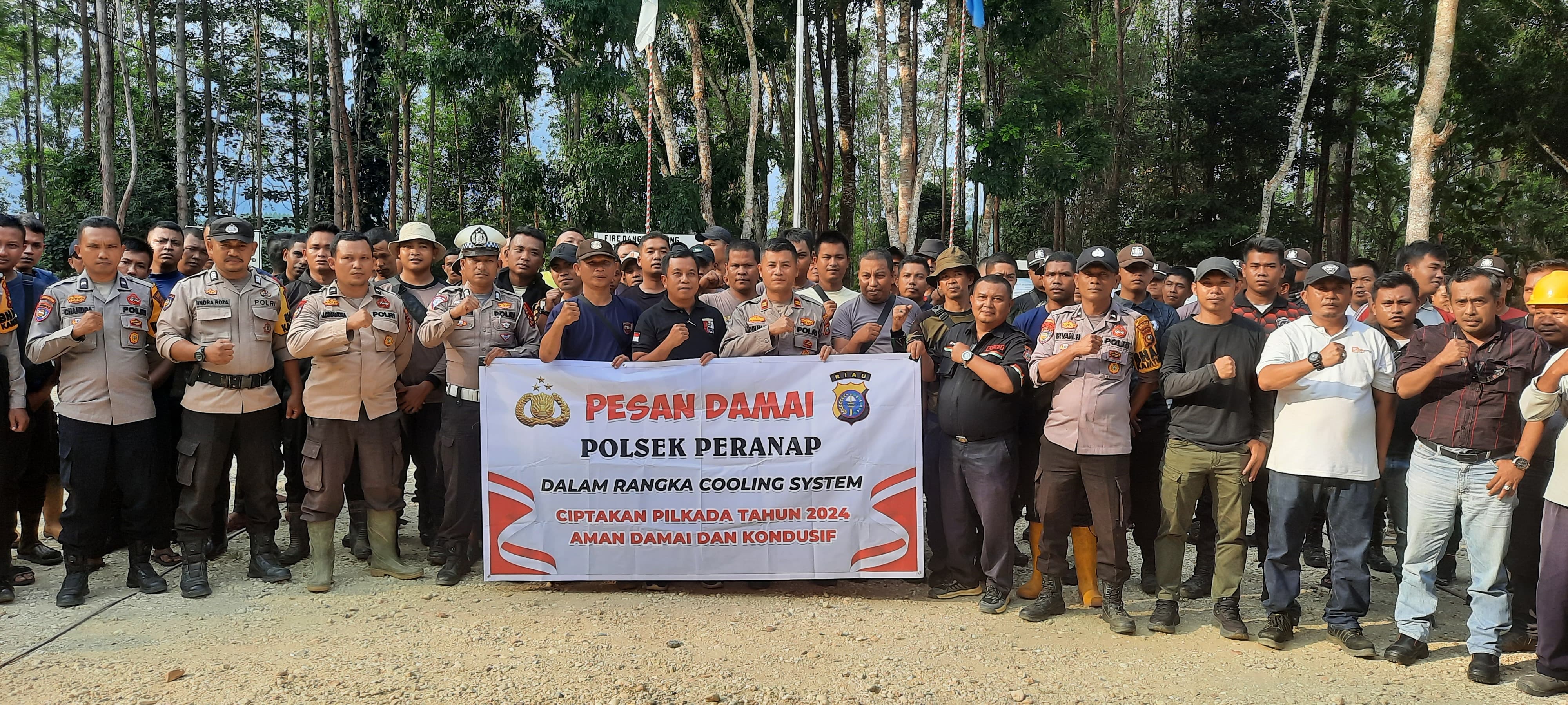 Kapolsek Peranap Tekankan Jaga Keharmonisan Pilkada