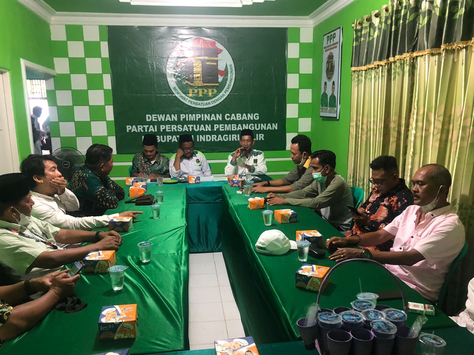 Andi Rusli Pimpin Rapat Perdana DPC PPP Inhil