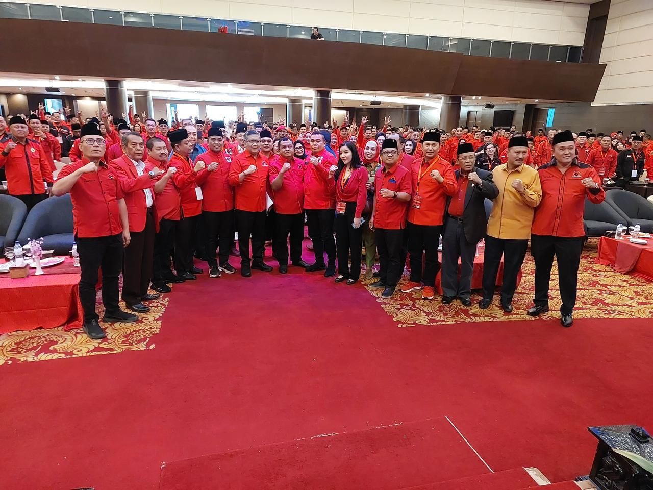 Dampingi Sekjen Hasto Hadiri Rakerda, Amril Mukminin mantap menangkan PDIP dan Ganjar Pranowo