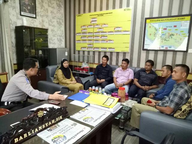 Komunitas SAGU Kunjungi Polres Kepulauan Meranti