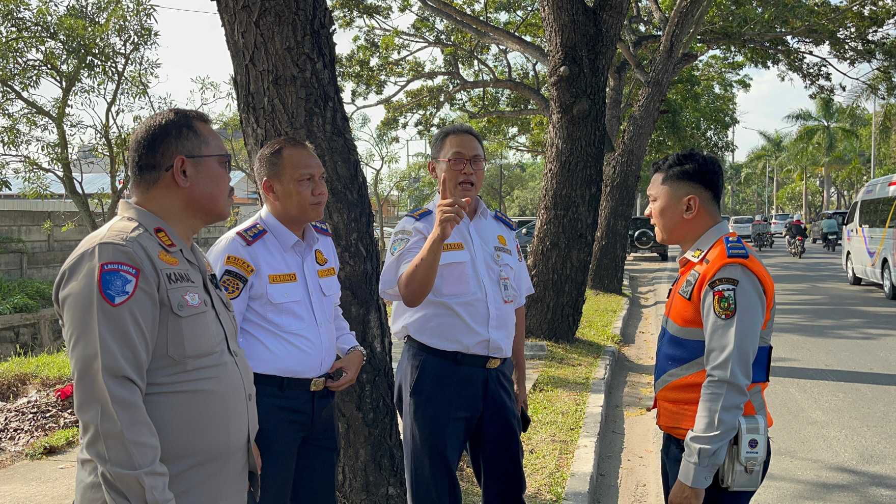 Urai Kemacetan, Dishub Pekanbaru Rekayasa Lalu Lintas di U Turn Koki Sunda Sudirman