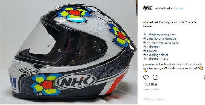 Helm NHK Buatan Lokal Akan Dipakai Jules Danilo Balap di Moto2?