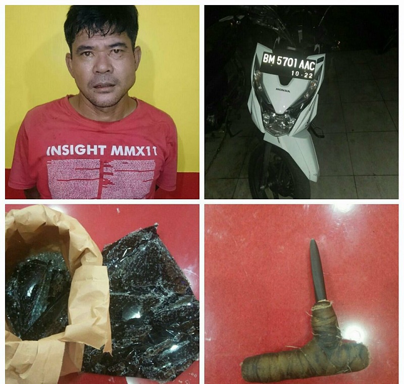 Polresta Pekanbaru Tangkap DPO Spesialis Pecah Kaca