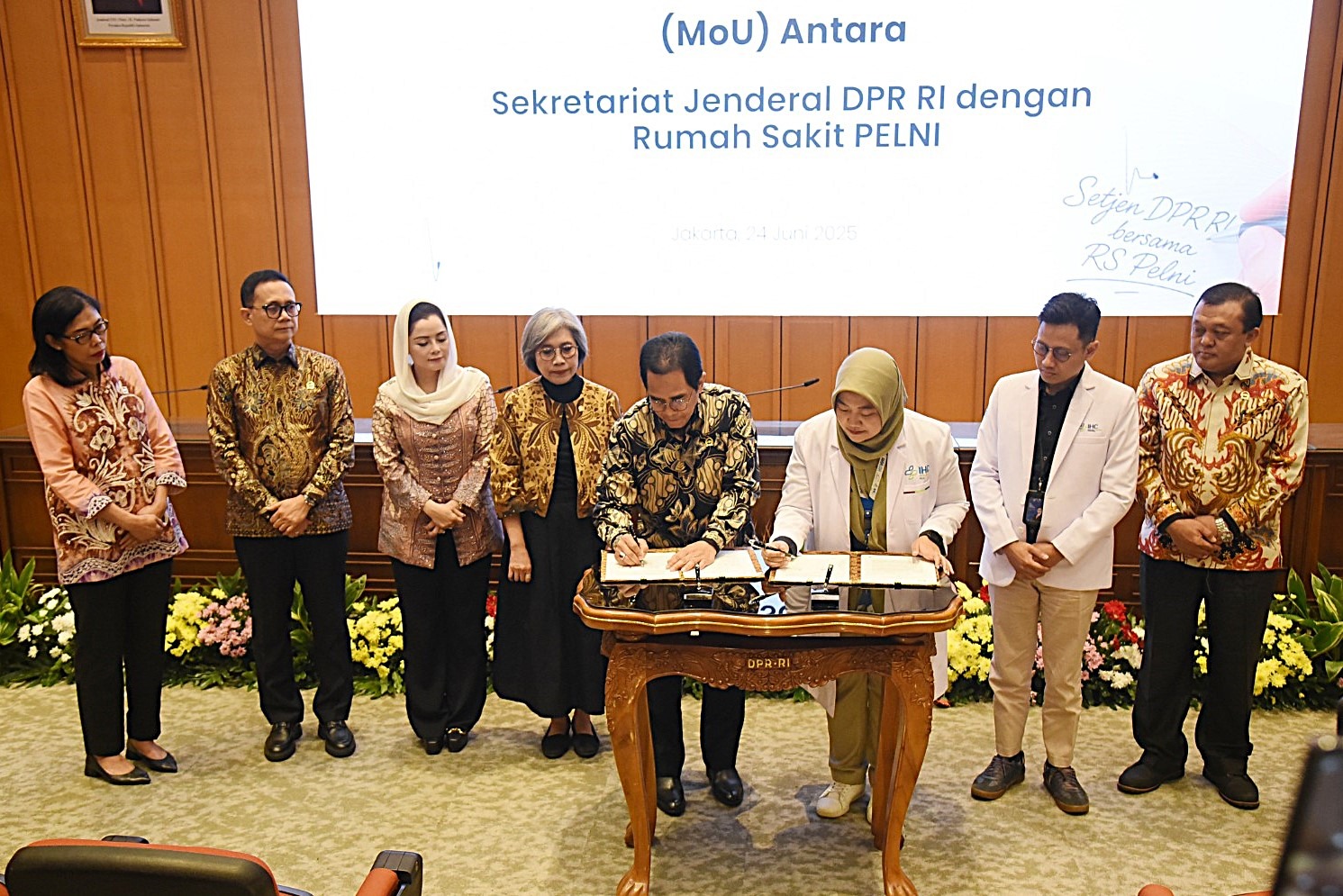 Setjen DPR - RS Pelni Tingkatkan Jaminan Pelayanan Kesehatan bagi Dewan dan Pegawai