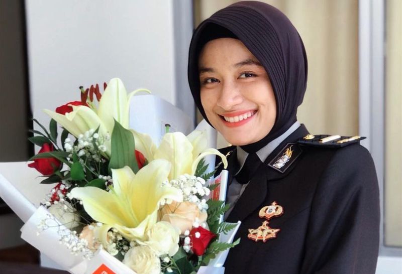 Potret Polwan Cantik Cut Yuliasmi, Gagal Bintara Kini Perwira Polri