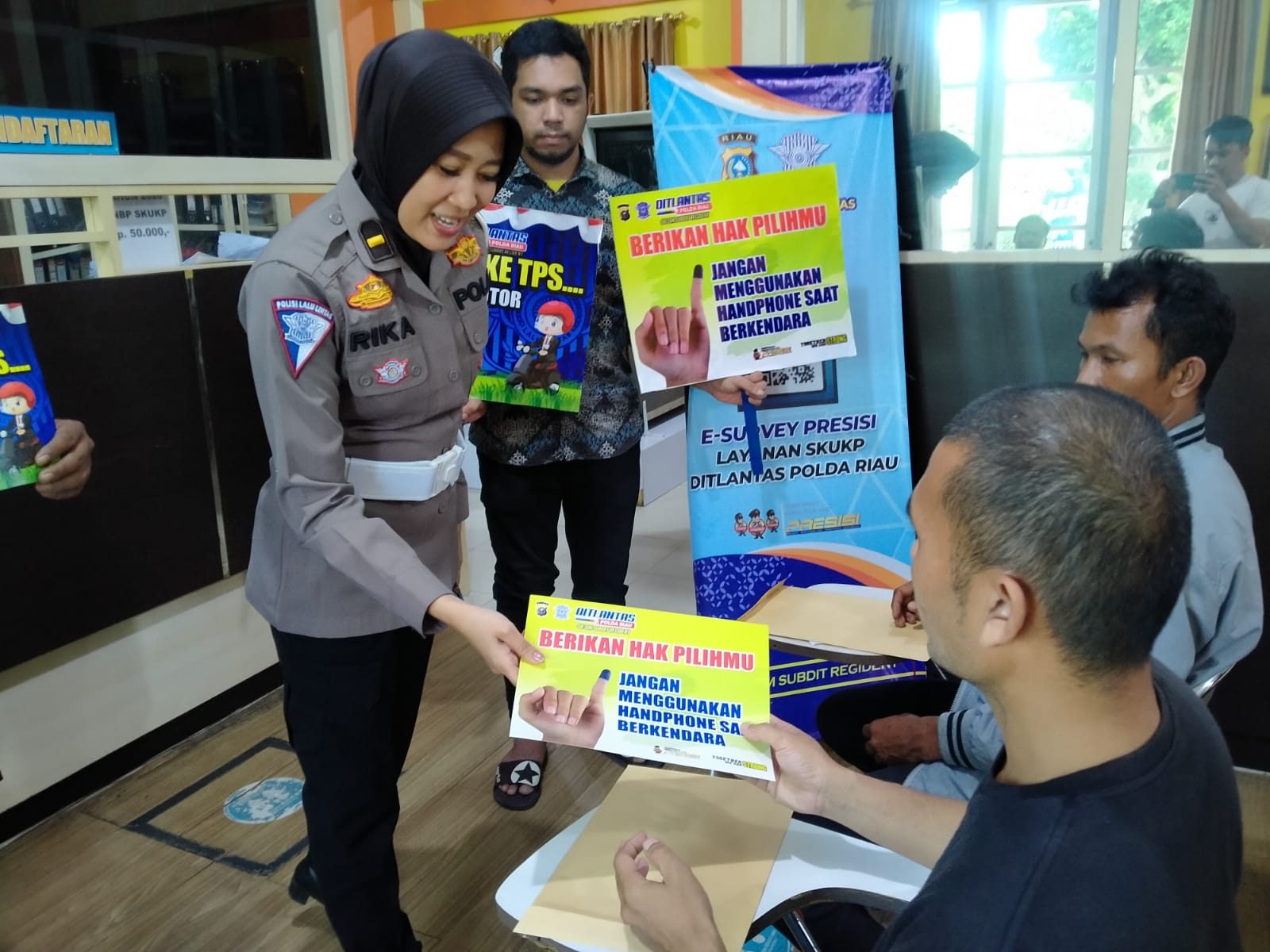 Ditlantas Polda Riau Imbau Warga Jaga Kamtibmas Jelang Pilkada