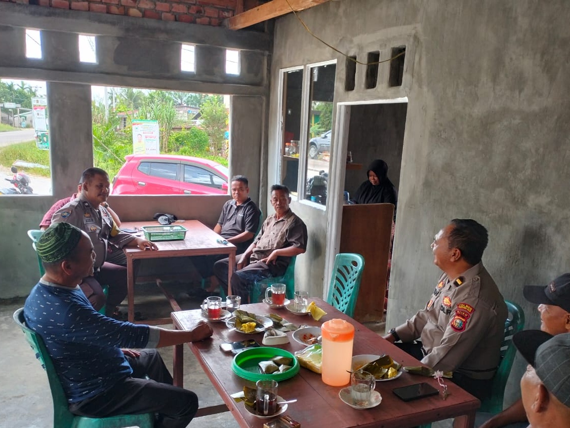 Polsek Keritang Tingkatkan Keamanan dan Kondusifitas di Desa Sencalang Menjelang Pemilu 2024