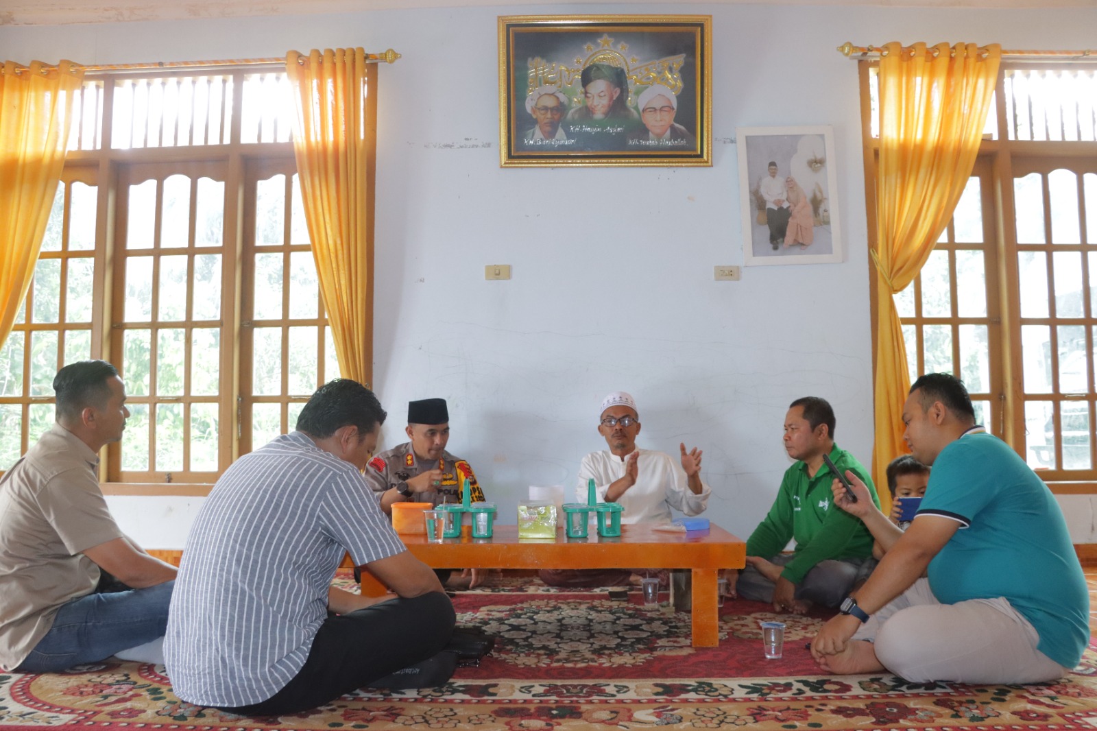 Minta Didoakan Pemilu Damai, Kapolres Inhu Roadshow ke Ponpes dan Kiyai