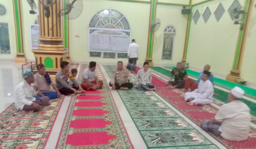 Polsek Tandun Lakukan Cooling System dan Shalat Berjamaah Demi Pilkada Damai di Rokan Hulu