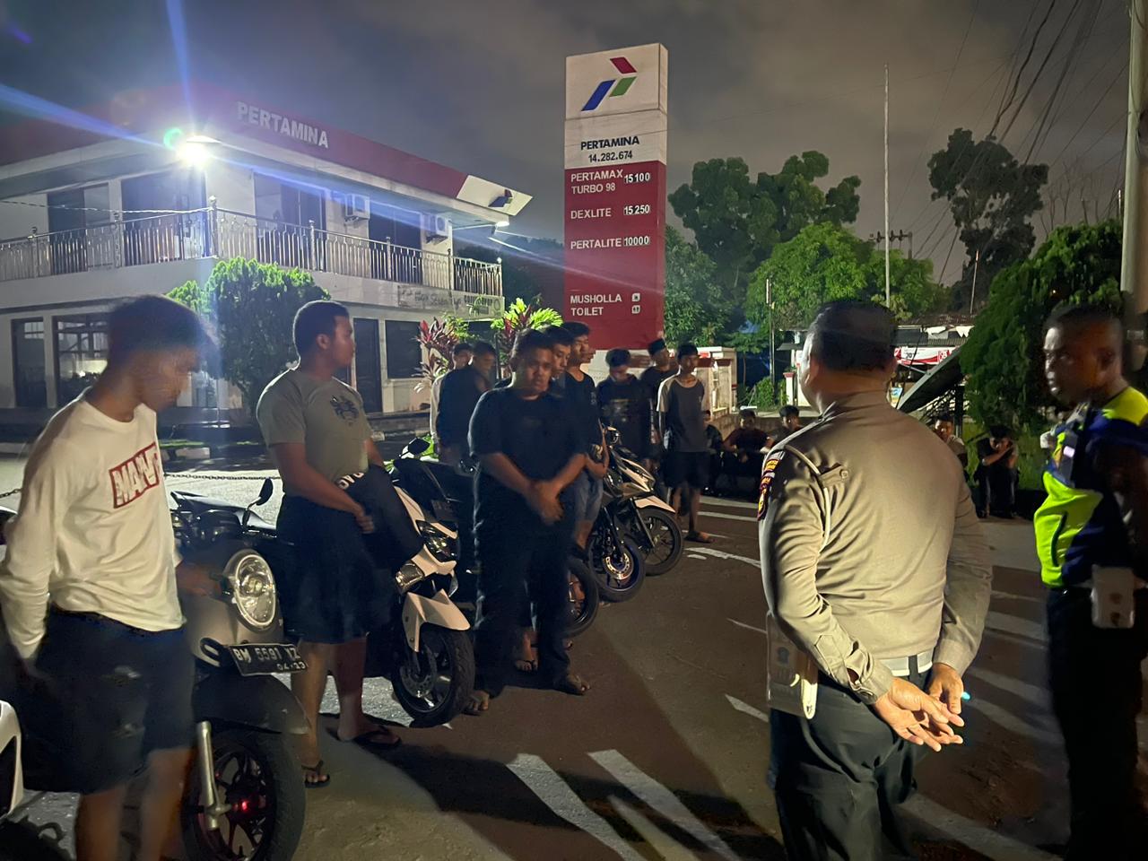 120 Sepeda Motor Disita oleh Satlantas Polresta Pekanbaru