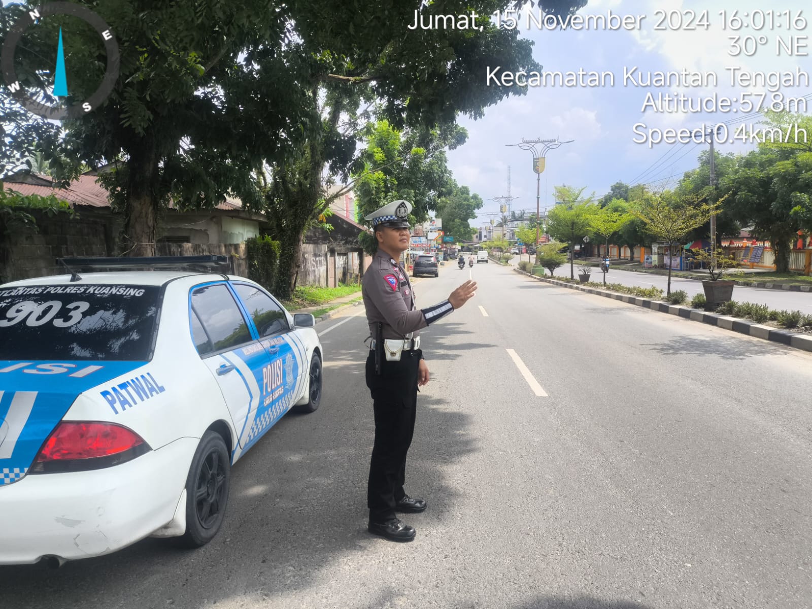 Satgas Kamseltibcarlantas Polres Kuansing Patroli Antisipasi Rawan Laka Lantas dan Cooling System Pilkada Damai 2024