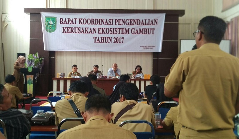 Dinas LHK Provinsi Riau : Penyelamatan Ekosistem Gambut Perlu Kerjasama Semua Pihak