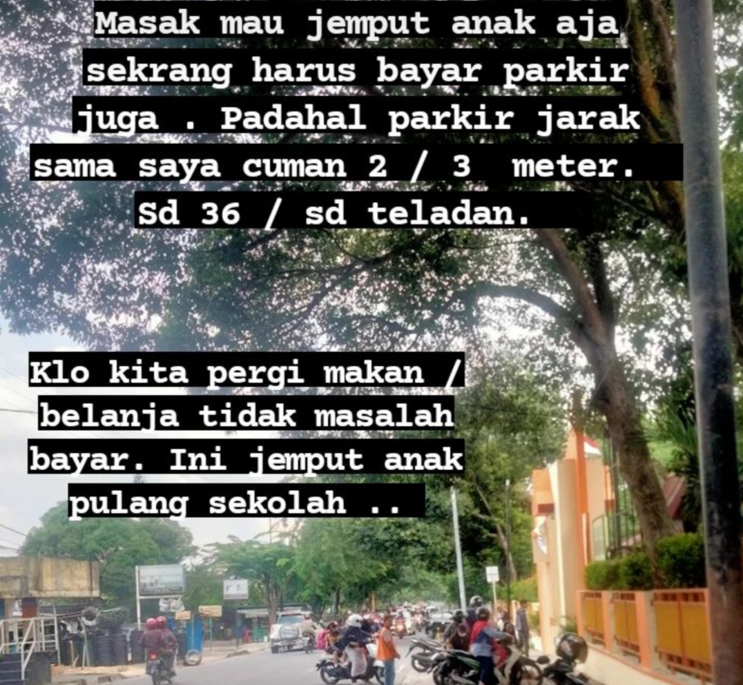 Pungutan Parkir di SDN 36 Pekanbaru, Kadishub: Itu Bagian dari Rumija