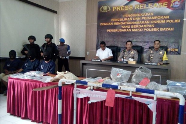 Ternyata Polisi Gadungan Pemicu Perusakan Mapolsek Bayah