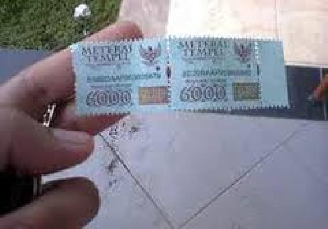 LSM FPHMT Temukan Materai 6.000 BPR Duta Perdana yang Diduga Palsu