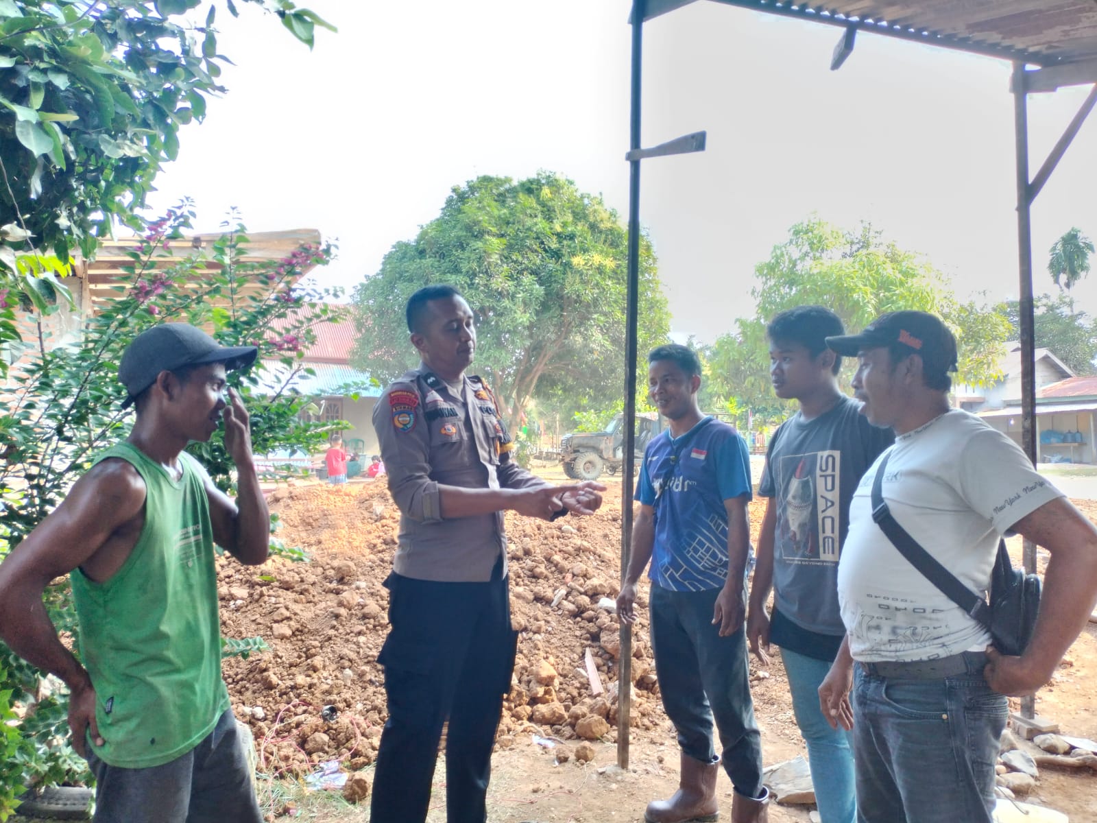 Polsek Ukui Perkuat Kamtibmas Jelang Pilkada Serentak