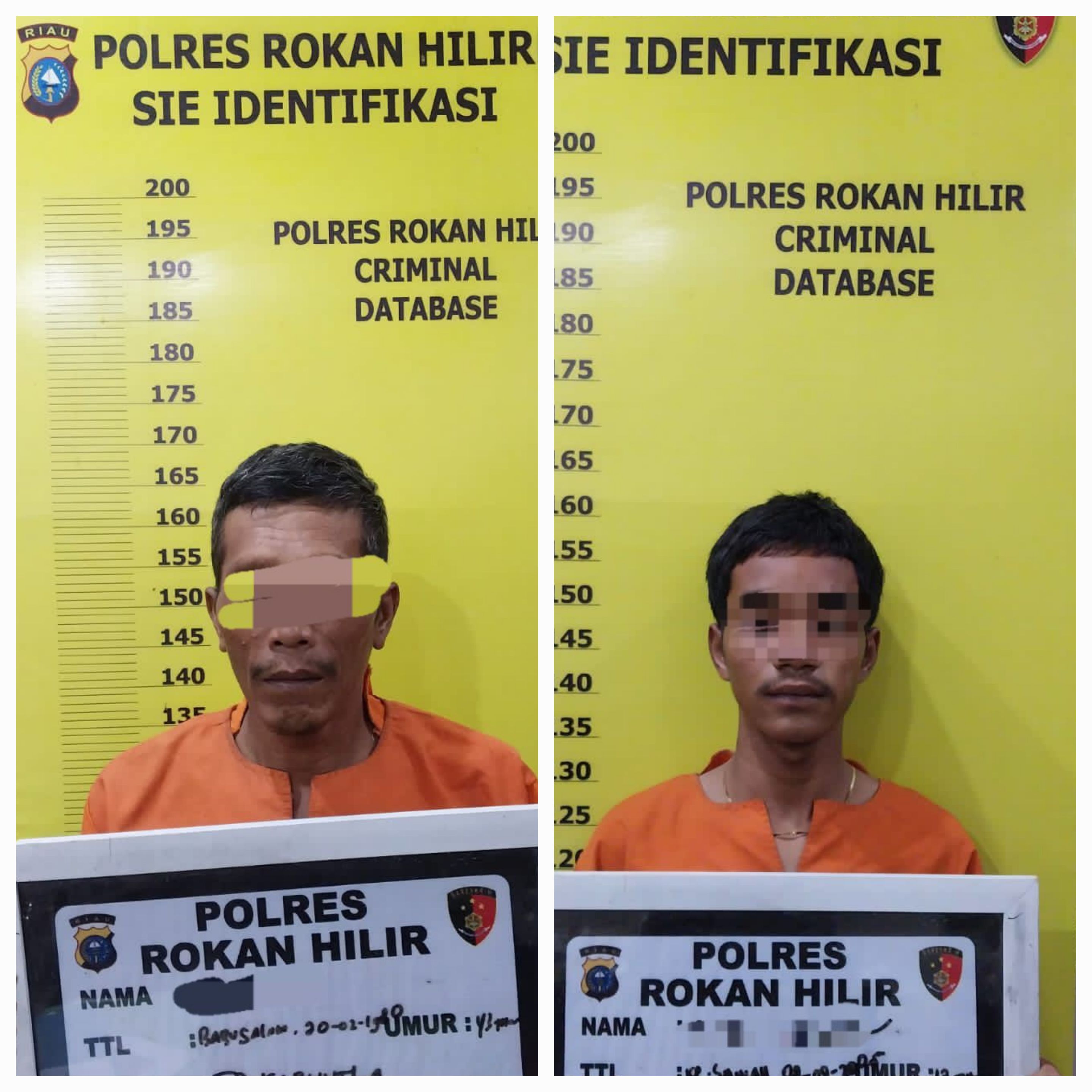 Ayah dan Anak di Rohil Diamankan Polisi Diduga Bakar Lahan