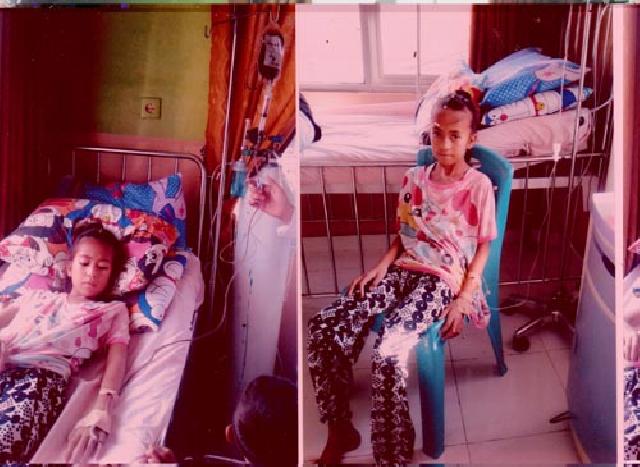 Gadis Kecil Penderita Jantung Bocor di Rohil Perlu Uluran Tangan