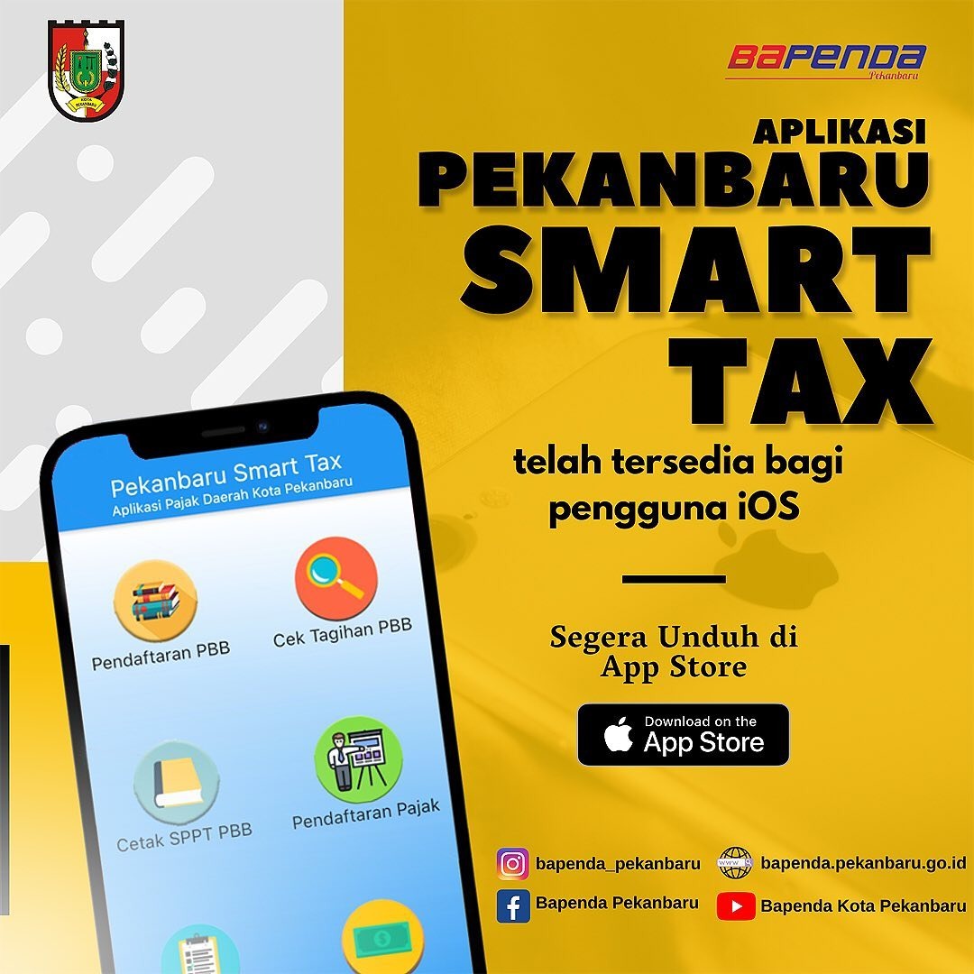 Smart Tax Pekanbaru Kini Bisa Unduh Melalui iOS