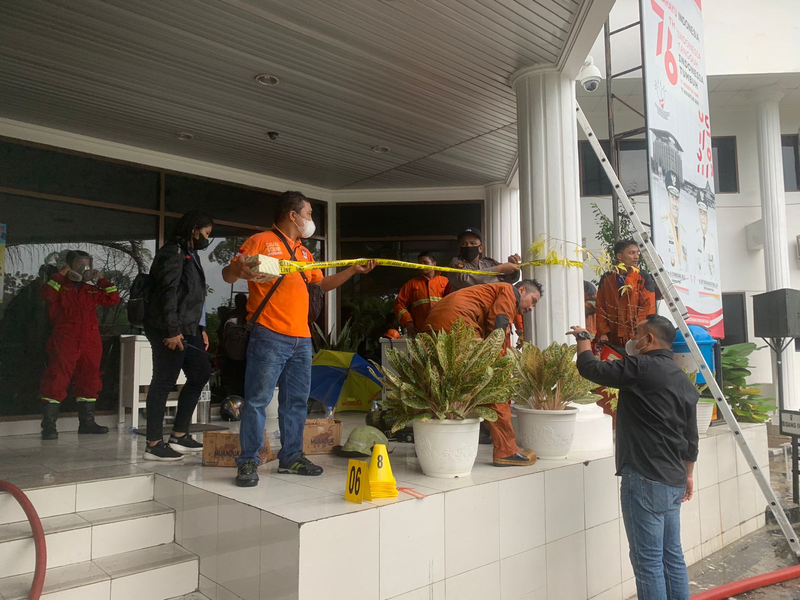 Ternyata Pelaku Pembakaran Kantor Bappeda Riau Sudah Persiapkan Diri, Bawa Minyak Tanah dan Handuk