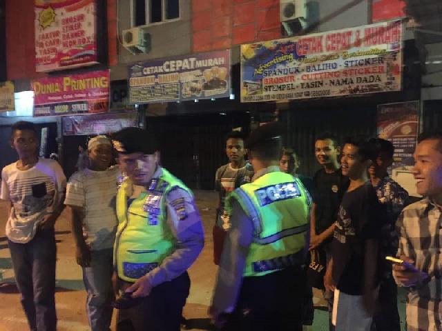 Redam Keributan, Polresta Pekanbaru Bubarkan Kelompok Remaja