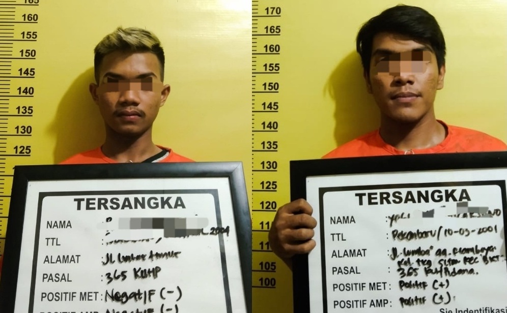 Tak Butuh Waktu Lama, Pelaku Jambret Tak Berkutik Diringkus Polsek Bukita Raya