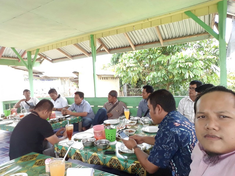 Sebelum Sertijab Resmi, Kapolres Kuansing Silahturami Bersama Wartawan