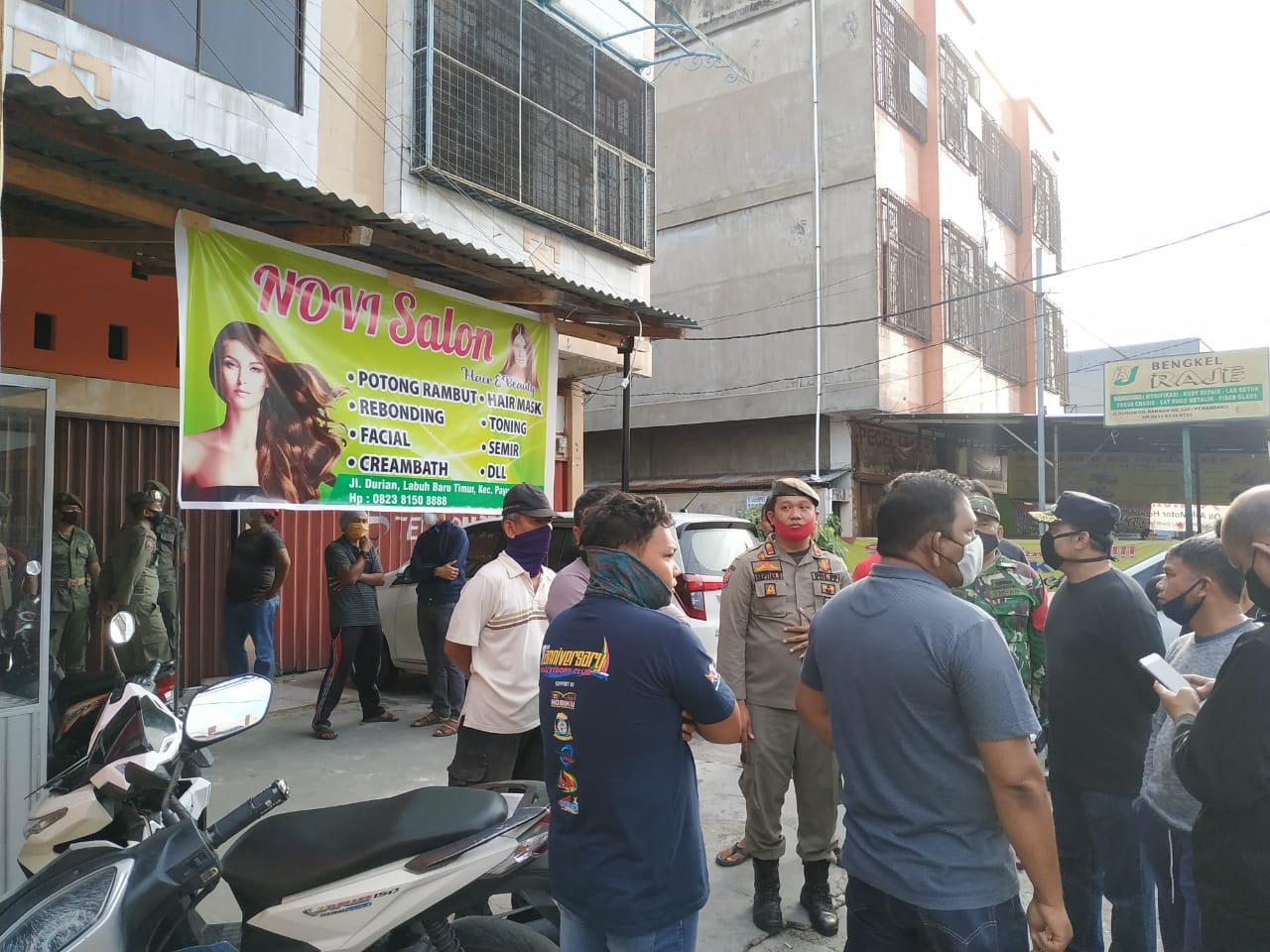 PSBB Berlaku, Belasan Muda Mudi di Pekanbaru Diduga Jadikan Salon Sebagai Tempat Mojok