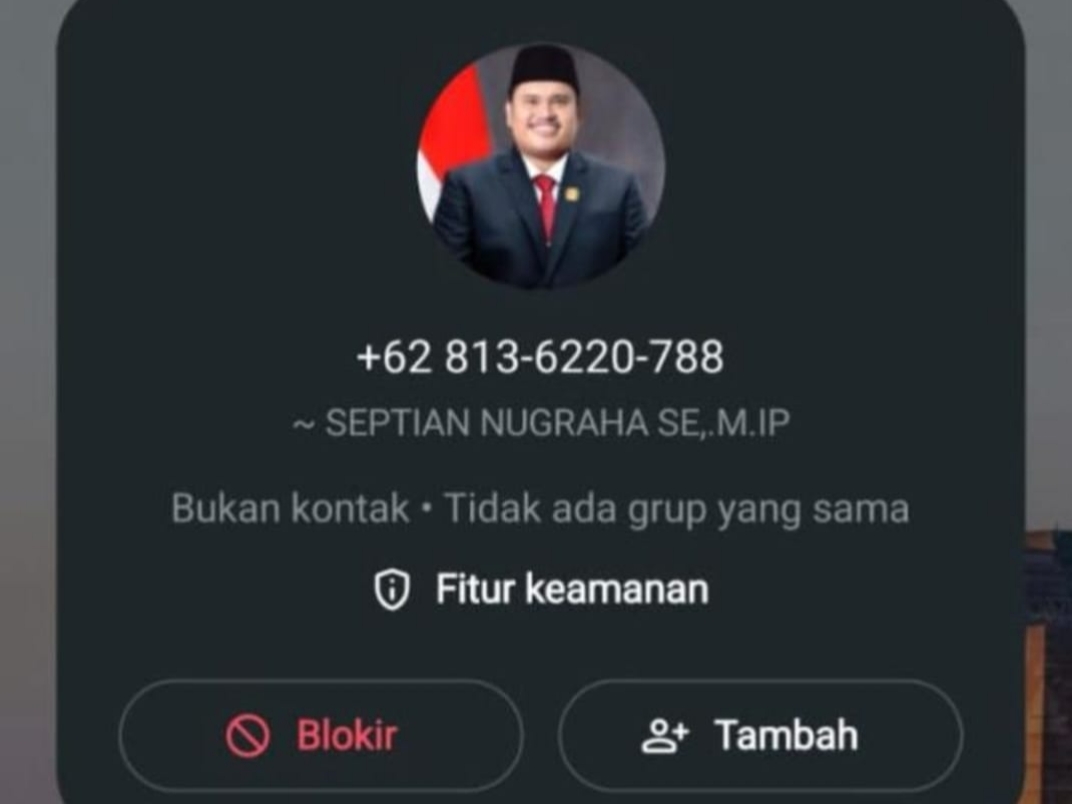 Ketua DPRD Bengkalis Sebut Penipuan Catut Namanya: Hoax!