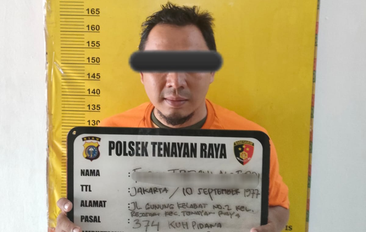 Pembayaran Konsumen Tak Disetor, Karyawan Dipolisikan Usai Gelapkan Uang Rp176 Juta