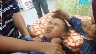 Patut Dicontoh, Takut Disunat Anak Ini Terus Lafalkan Zikir