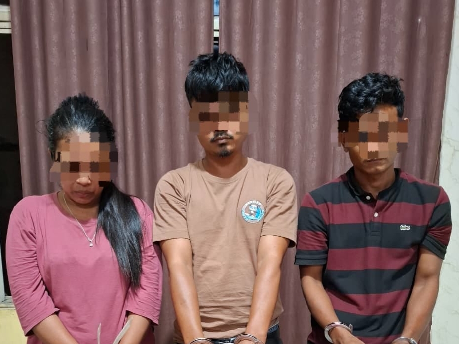 Tiga Pengedar Sabu di Kuansing Ditangkap Polisi, Diantaranya Mahasiswa dan IRT